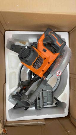 Ridgid 10? Dual Bevel Miter Saw (tested works)