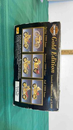 Gold edition motorcycle