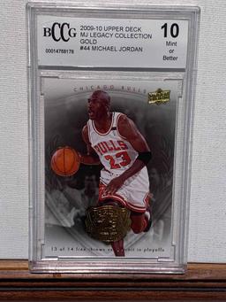 2009 Upper Deck Michael Jordan Legacy Collection Gold Basketball card Mint or Better