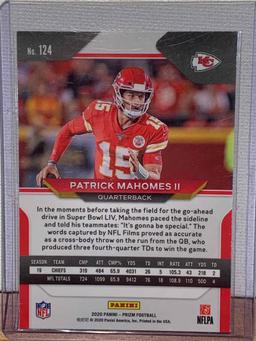 2021 Panini prizm Patrick Mahomes football card