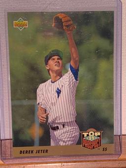 1993 upper deck Derek Jeter top prospects baseball card