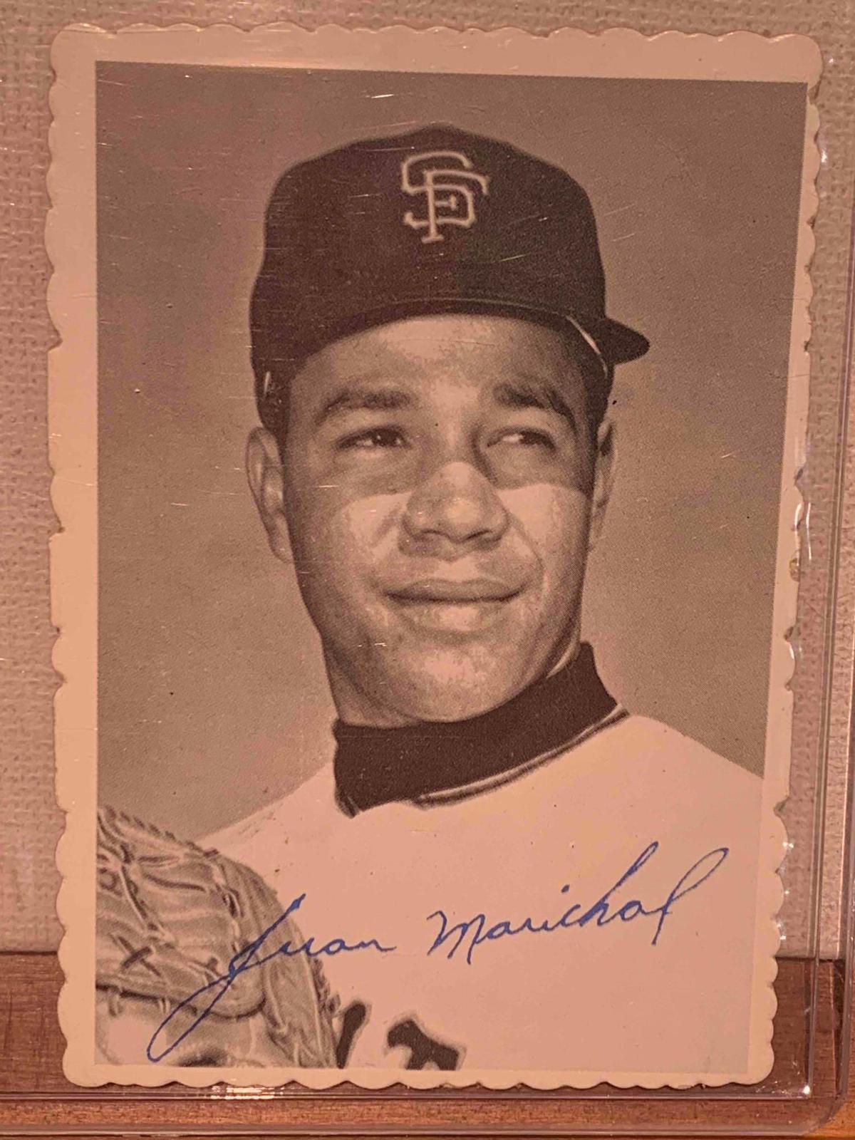 Juan Marichal autographed baseball card