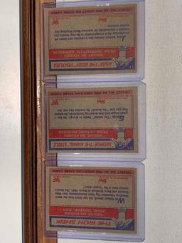 assorted WWF cards steele, Ventura, Sheik