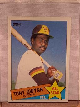 1985 Topps Tony Gwynn all star baseball card