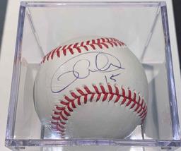 Glenn Perkins, Minnesota twins pitcher autographed baseball obtained at twins fest