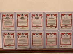 Assorted Racing cards, Wallace, Hamlin, Jones, McDowell, Custer, Stenhouse Jr, Almirola, Suarez,