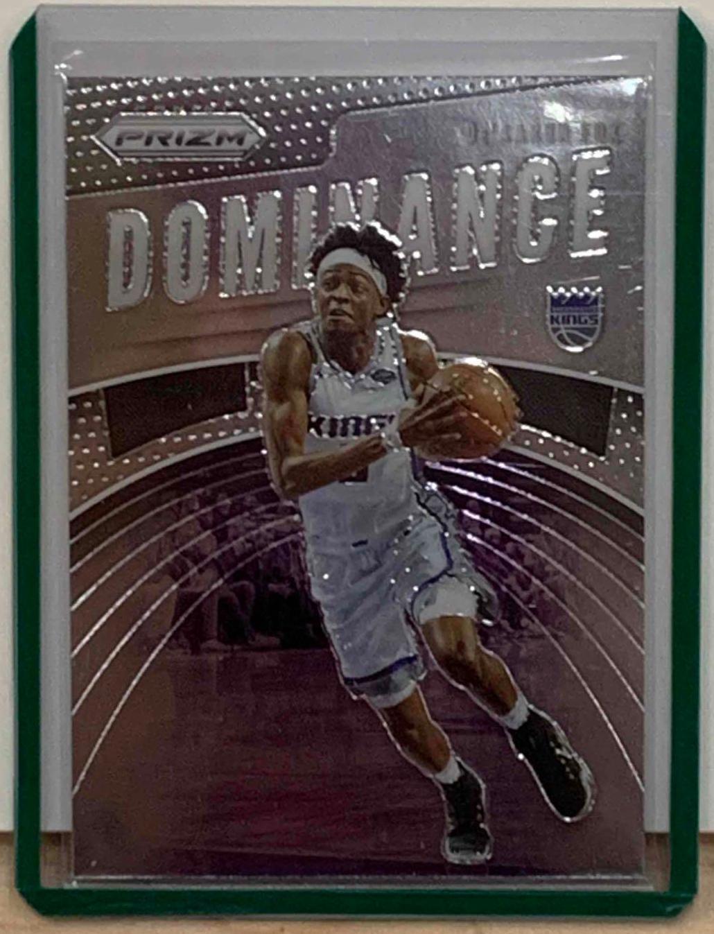 2019 Panini prism dominance De?Aaron Fox holographic, basketball card