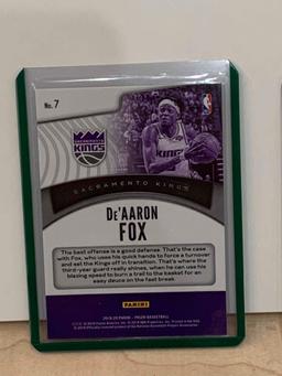 2019 Panini prism dominance De?Aaron Fox holographic, basketball card