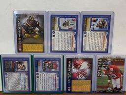 assorted football cards