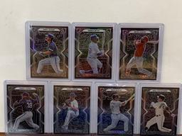 assorted obsidian baseball cards
