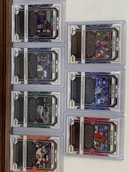 assorted obsidian baseball cards