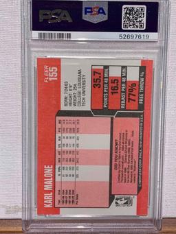 1989 fleer Karl Malone MVP all-star game PSA 9
