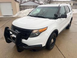 8483-2013 Ford Explorer AWD Police Interceptor 178k miles Runs and Drives as it should