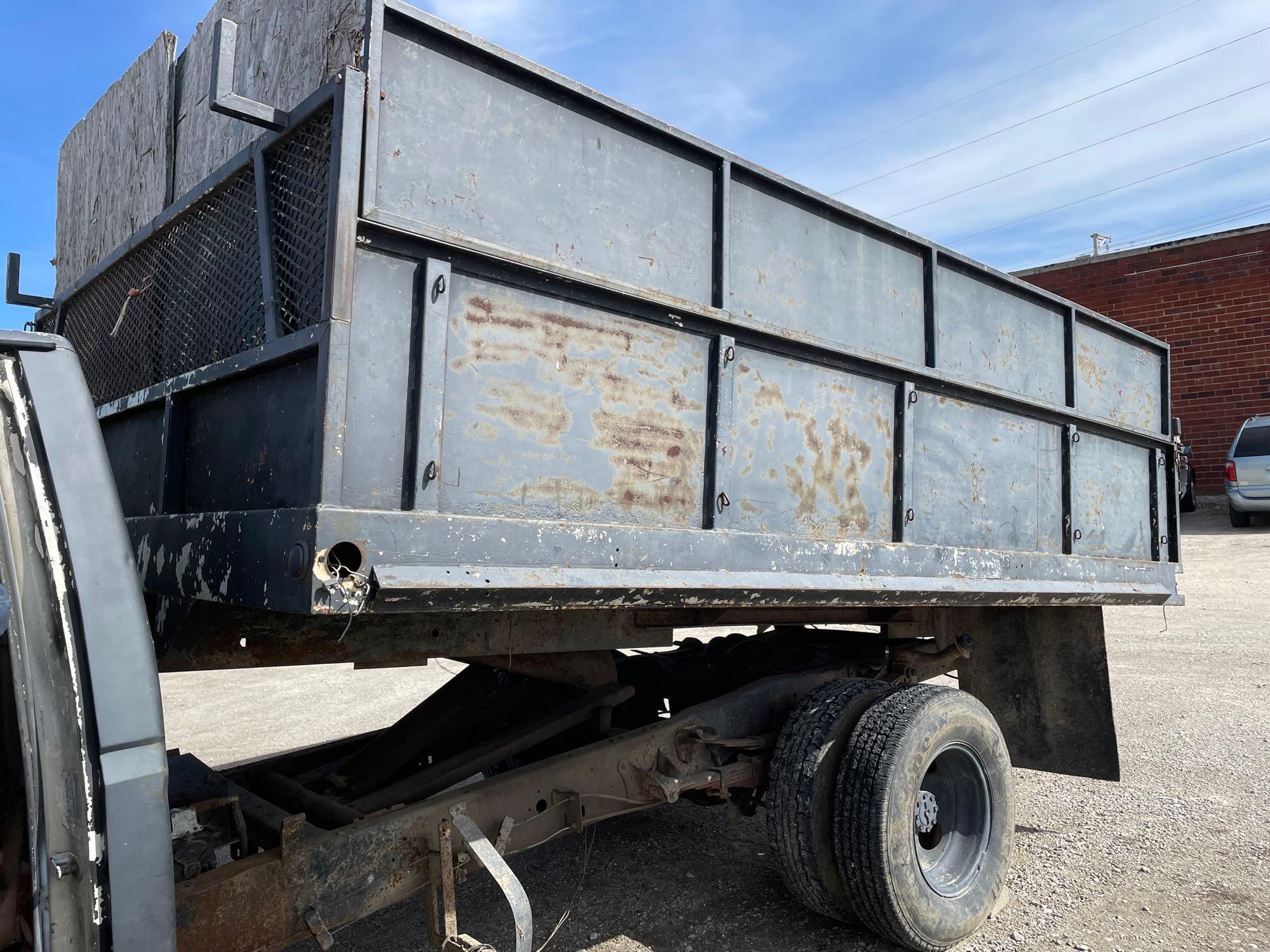 1989 Ford, F250 dually dump truck with V8 manual runs and drives