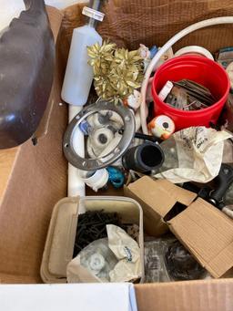 Screws, pvc sink pipes and more