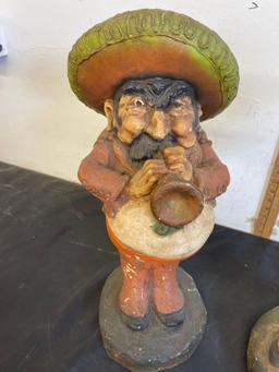 Vintage mariachi man?s Statues