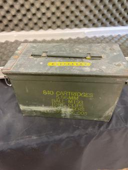 gun case 48x12 and ammunition box