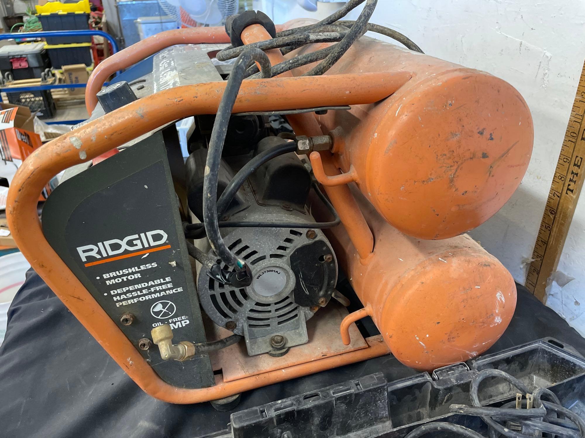 Ridgid Brushless motor and reciprocating saw