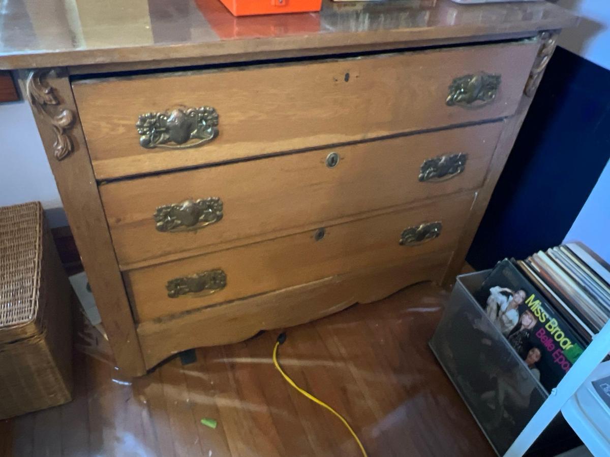 three drawer dresser - upstairs