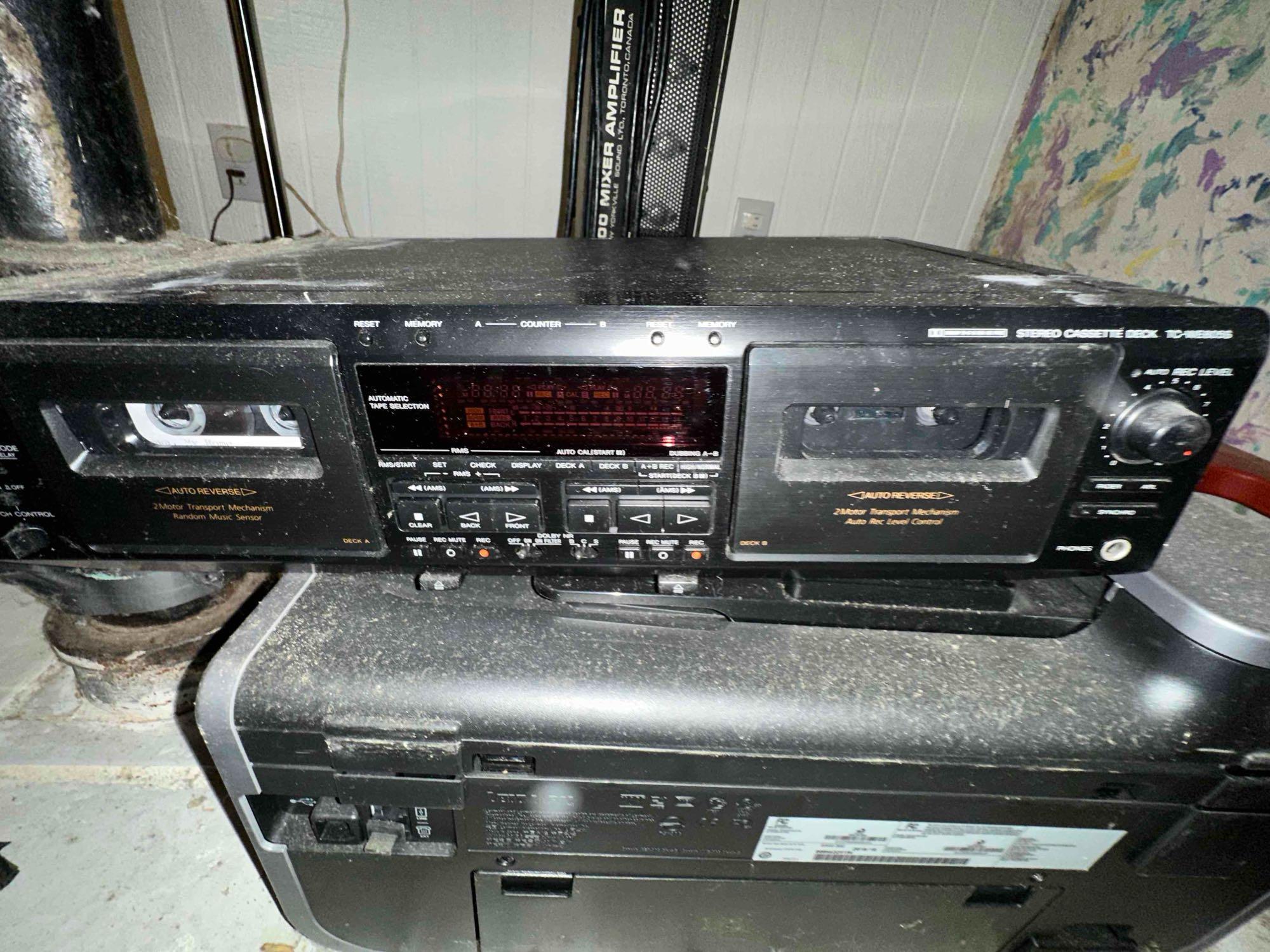 Vintage, electronics, printers, Sony receiver, etc.