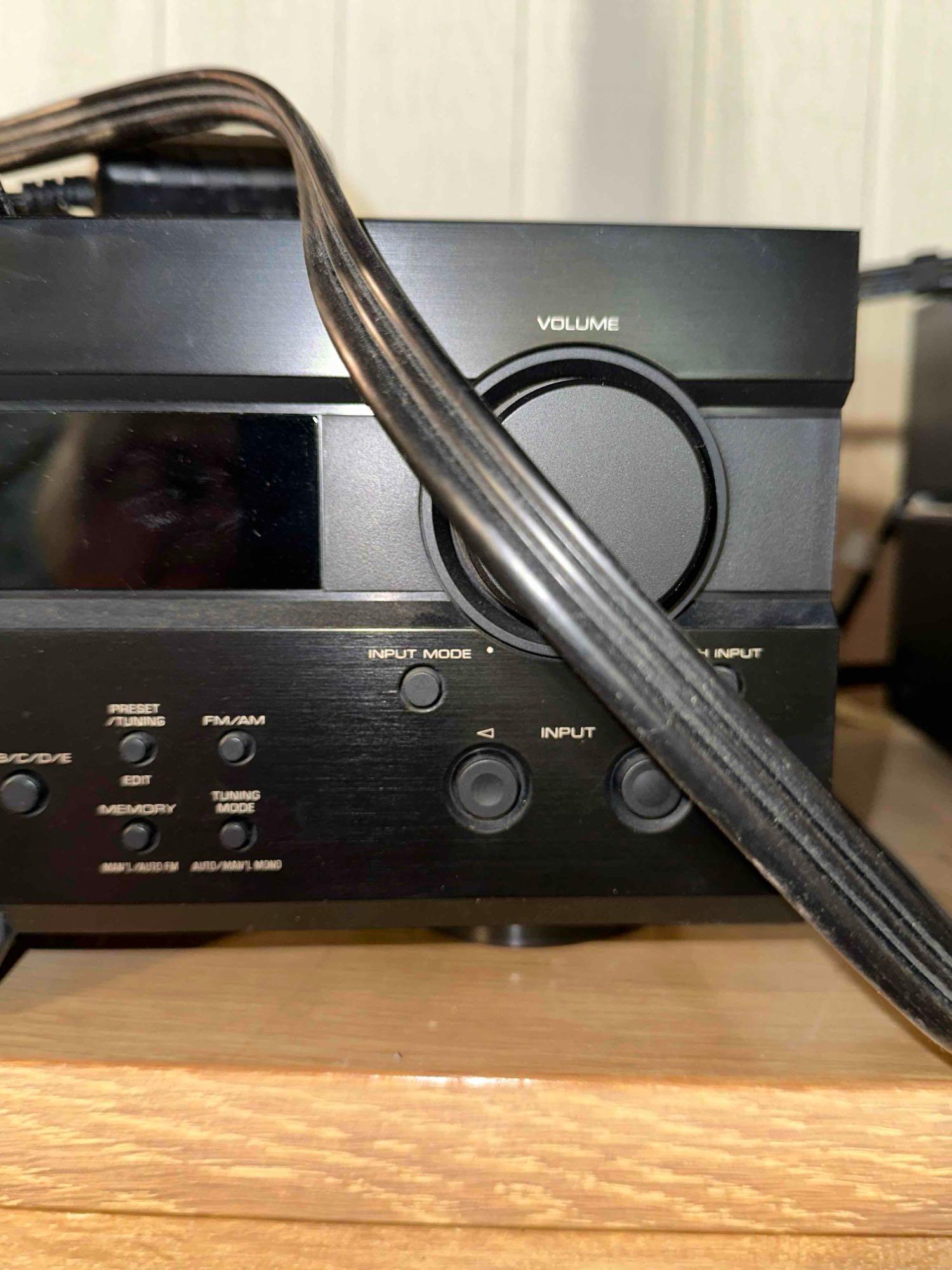 YAMAHA AV RECEIVER AND ANTENNAE