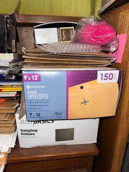 huge lot of office supplies, mailing stickers envelopes more