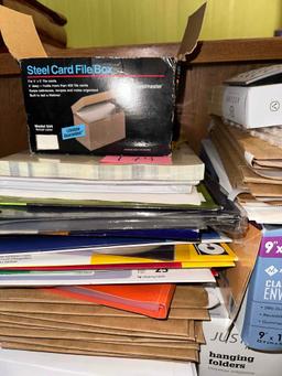 huge lot of office supplies, mailing stickers envelopes more