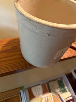 2 gallon, Pittsburgh pottery crock