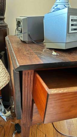 SMALL BEDSIDE OR SEWING TABLE DROP LEAF