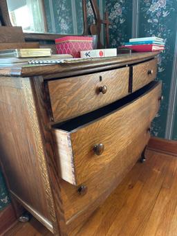 Nice oak? dresser with mirror