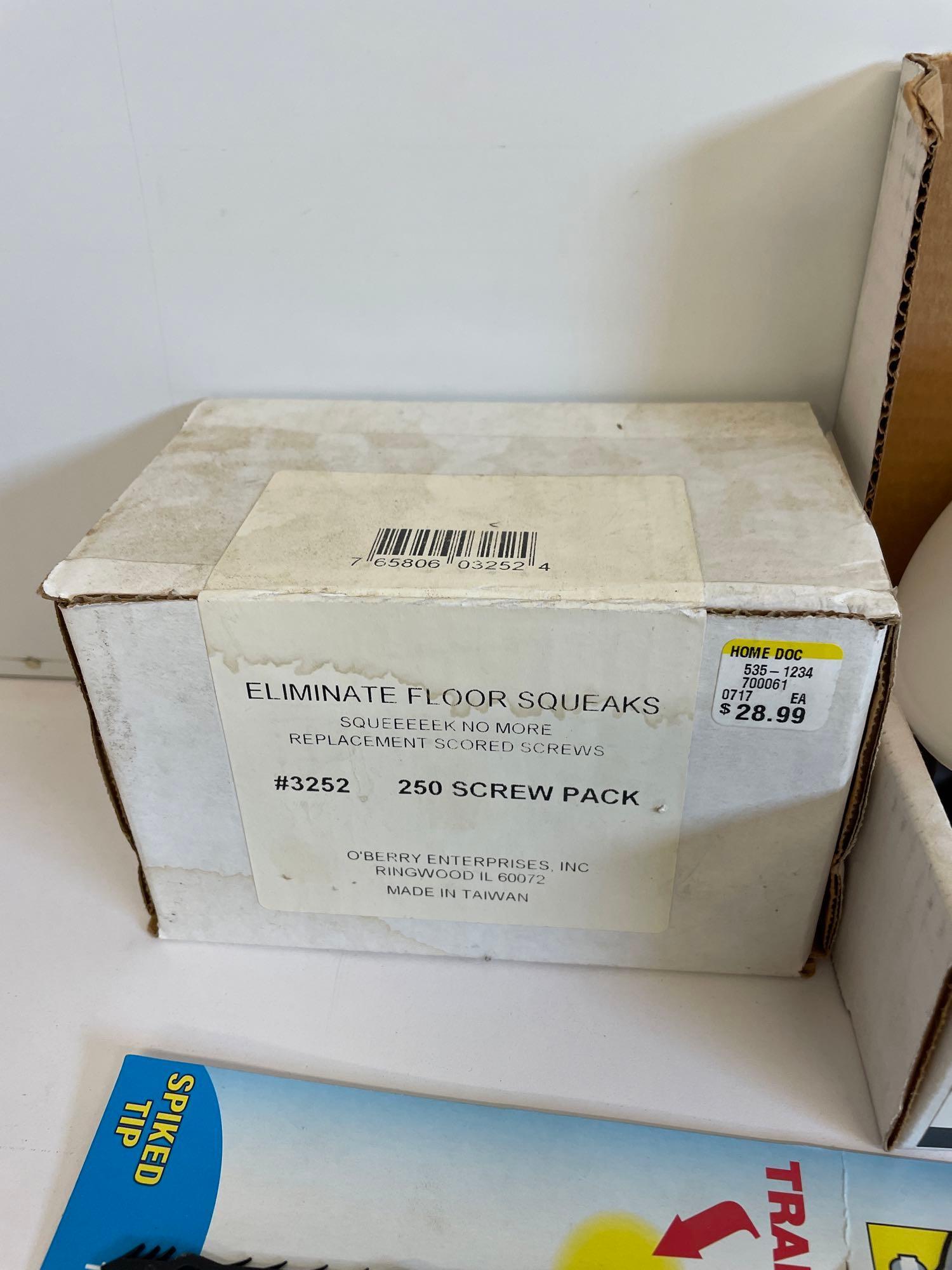 staples, planer blades, starter handle, LED and more