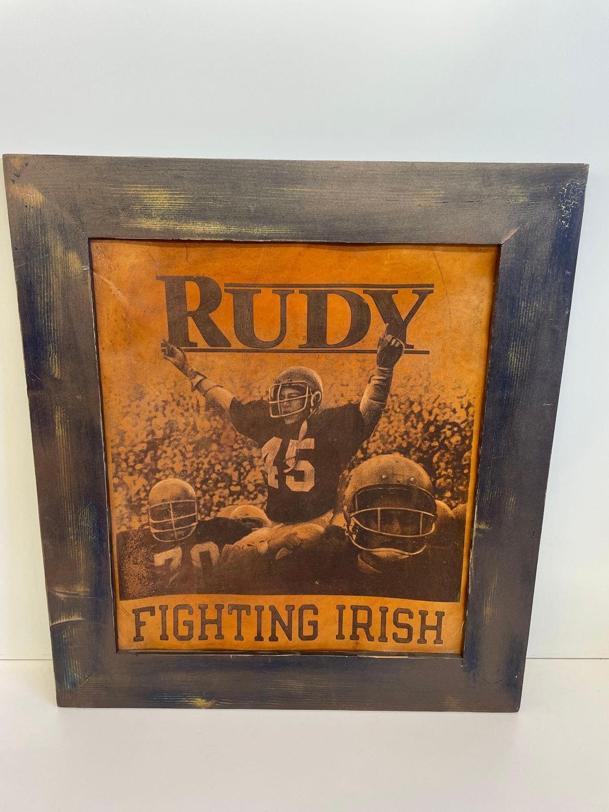 Vintage frame paint on the skin