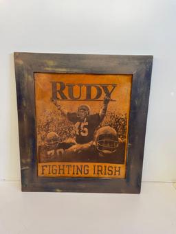 Vintage frame paint on the skin