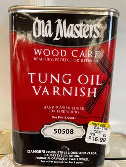 wood finish & drier