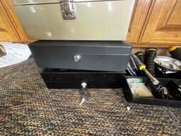 Money boxes and organizing unit plus