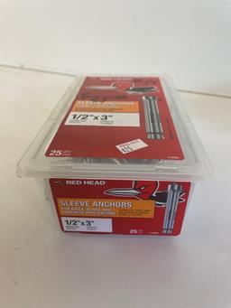 Sleeve anchors 1/2x3? new