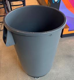 44 Gallon culinary essentials Trash can with removable wheelbase