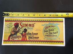 Vintage SUM-MO Corn Syrup and Cane Syrup Post Card