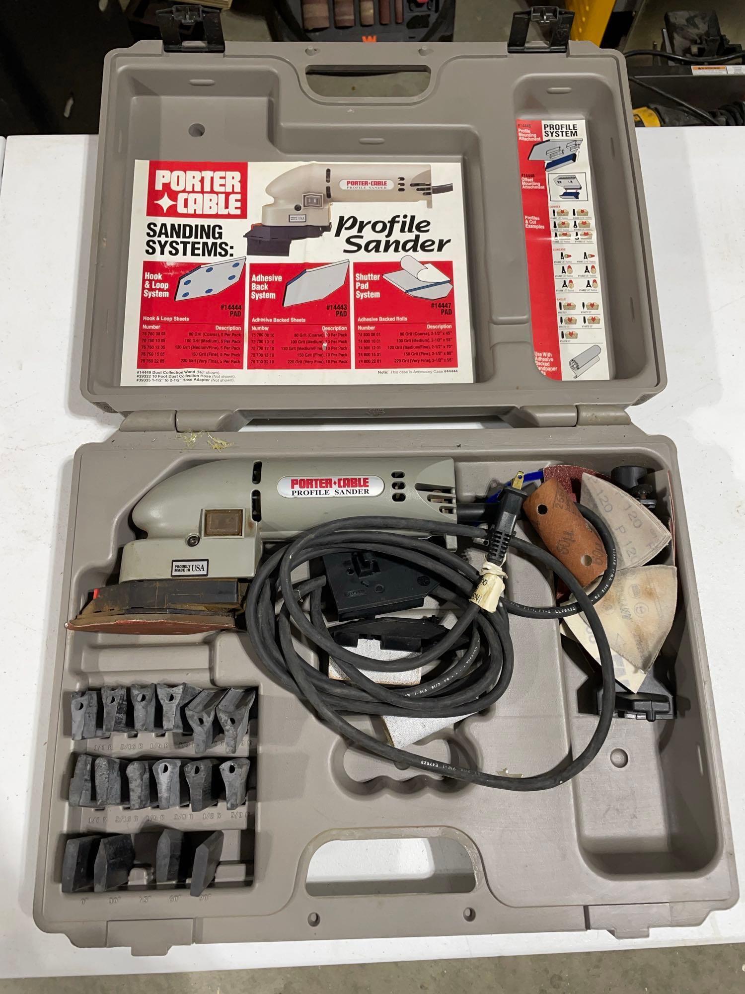 Porter Cable Sanding Systems Profile Sander