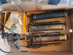 Grease guns and battery charger