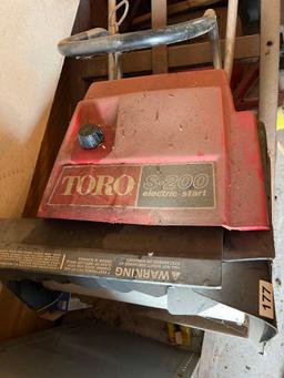 Toro S 200 electric start on cart untested