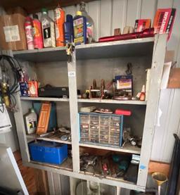 cabinet full of set of micrometers +parts and pieces tools air tools plus