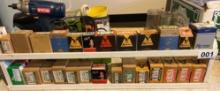 antique boxes of American nails/screws