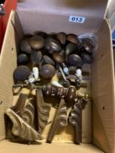 antique door handle and house parts