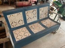 vintage bench- gliding