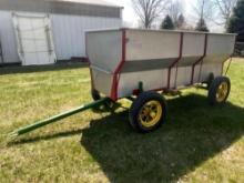 Montgomery Wards Aluminum flare box wagon Nice!