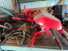 Toro wheel horse lawn tractor tiller new old stock and front snow blade