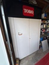 Toro cabinet with contents