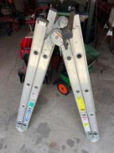 Werner 8 ft ladder extents to 16ft