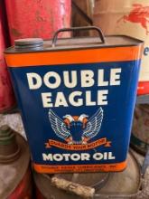 DOUBLE EAGLE motor oil can
